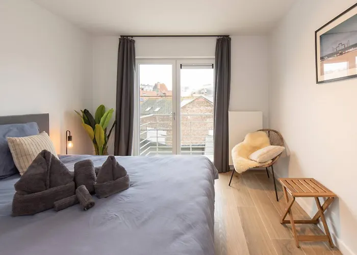 Apartamento Luxueus, Ruim Op 350m Het Ostend